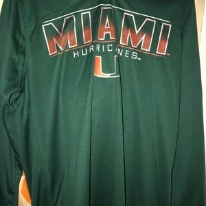 The University of Miami Hurricanes jacket (NWT)